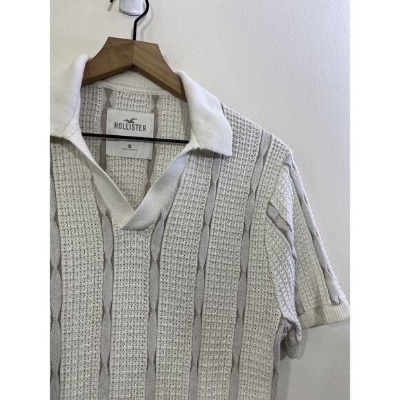 Johnny Collar Polo M Resort Rockabilly Elvis Old Money Preppy Retro 90s Luxury - Picture 4 of 14